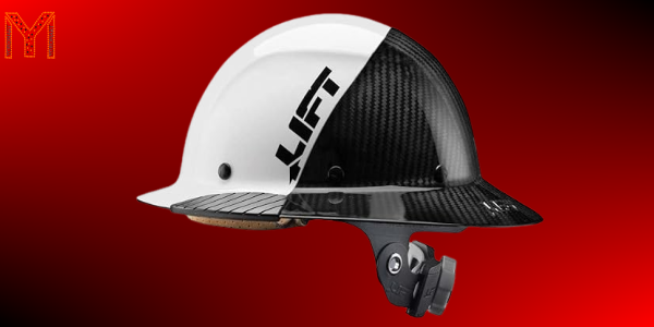 Lift Safety DAX Fifty 50 Carbon Fiber Full Brim Hardhat 